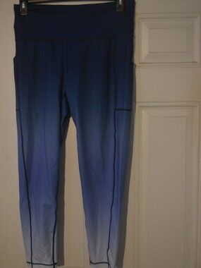 Blue & White Ideology leggings
